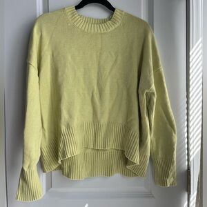 Daily Ritual 100% Cotton Scope Neck Sweater